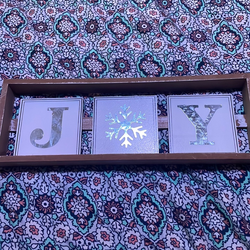 Homemade sign